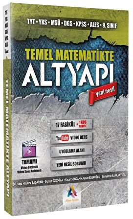 TYT YKS MSÜ DGS KPSS ALES 9. SINIF Temel Matematik Altyapı Yayınları
