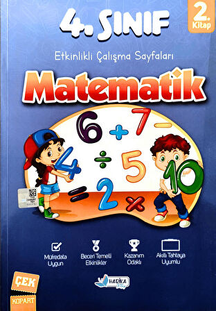 4.Sınıf İlkokul Matematik Soru Bankası Seti - 2 Kitap - 336 Sayfa