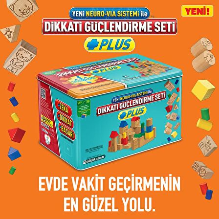 Dikkati Güçlendirme Seti Plus 6 Yaş (Metal Kutulu)