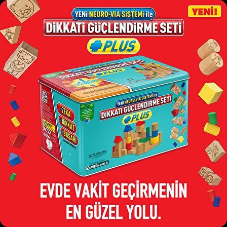 Dikkati Güçlendirme Seti Plus 5 Yaş (Metal Kutulu)