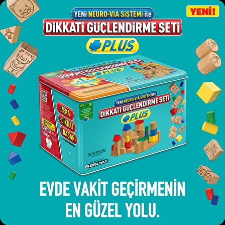 Dikkati Güçlendirme Seti Plus 4 Yaş (Metal Kutulu)