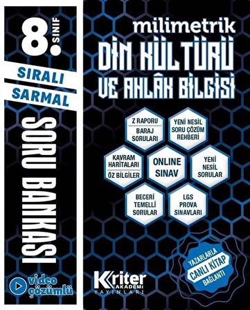 8. Sınıf Din Kültürü ve Ahlak Bilgisi Soru Bankası