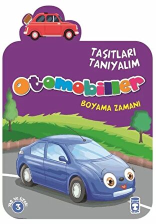 Otomobiller Boyama Zamanı - Taşıtları Tanıyalım
