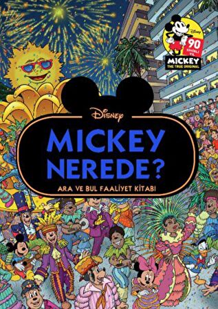 Disney Mickey Nerede? Ara ve Bul Faaliyet Kitabı
