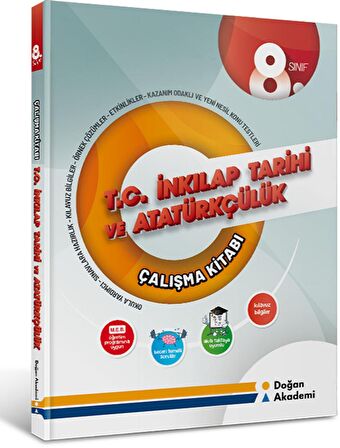 Doğan Akademi Yayınları 8. Sınıf T.C. İnkılap Tarihi Ve Atatürkçülük Çalışma Kitabı