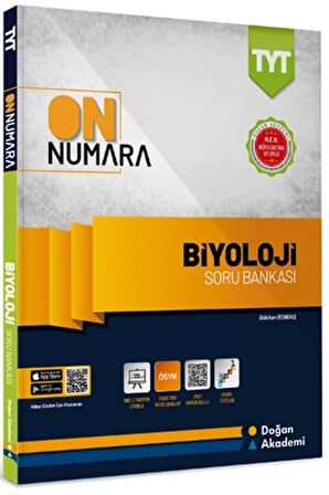 Doğan Akademi Yayınları Tyt Biyoloji On Numara Soru Bankası 