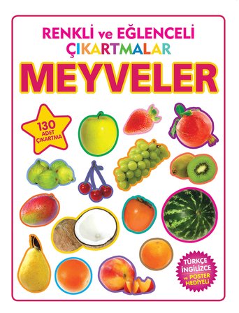 Renkli ve Eğlenceli Çıkartmalar Meyveler
