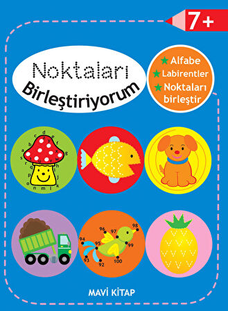 Noktaları Birleştiriyorum -  Mavi Kitap +7 Yaş