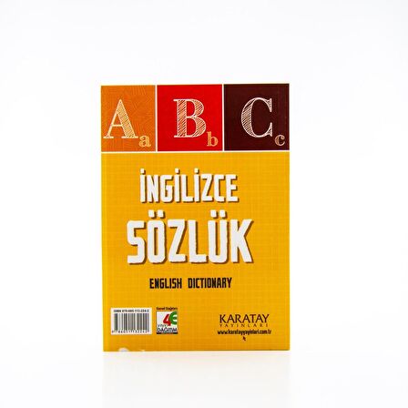 English Dictionary İngilizce-Türkçe / Türkçe-İngilizce Sözlük