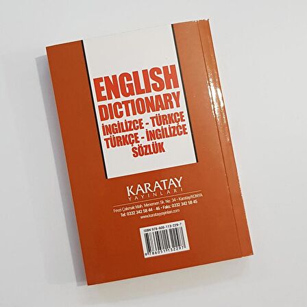 Karatay Yayınları İngilizce Türkçe - Türkçe İngilizce Sözlük