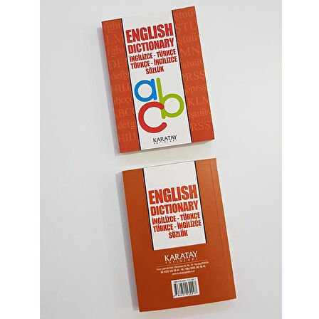 Karatay Yayınları İngilizce Türkçe - Türkçe İngilizce Sözlük