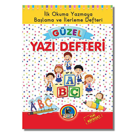 Karatay A4 23 Yaprak Karton Kapak Dikişli Güzel Yazı Defteri (Yeni Müfredata Uygundur)