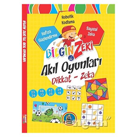 Bilgin Zeki ile Akıl Oyunları Dikkat Zeka - Sarı Seri