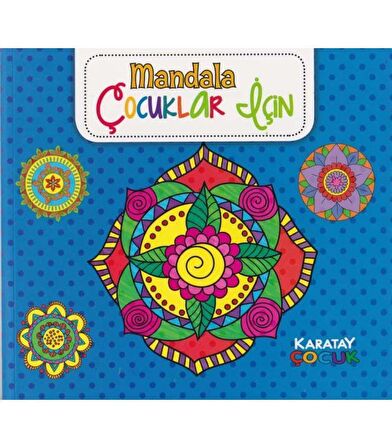 Çocuklar İçin Mandala Mavi