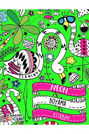 Karatay Neon Boyama Kitabım-32 Sf.-8 Kitap (Yeni) 