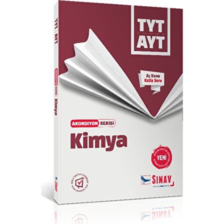 Sınav TYT AYT Kimya Aç Konu Katla Soru Akordiyon Serisi