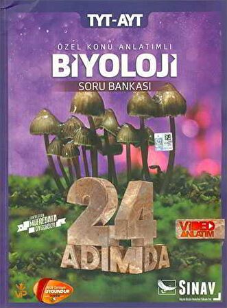 2019 TYT-AYT 24 Adımda Biyoloji Özel Konu Anlatımlı Soru Bankası