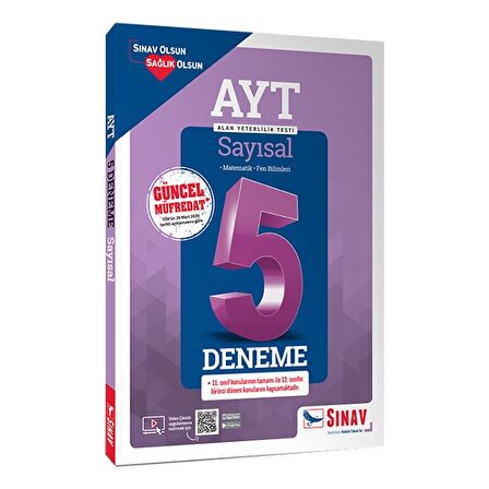 AYT Sayısal Çözümlü 5 Deneme