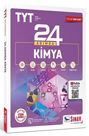 TYT Kimya 24 Adımda Konu Anlatımlı Soru Bankası