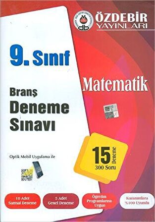 9. Sınıf Matematik Branş Deneme Sınavı