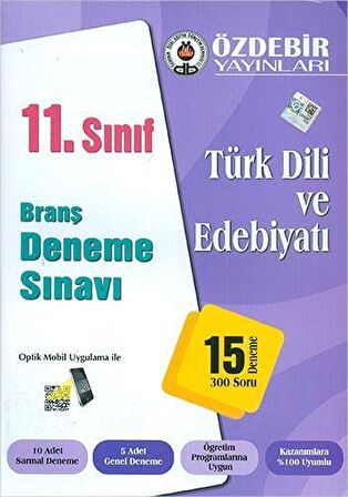 Özdebir 11.Sınıf Türk Dili ve Edebiyatı Branş Deneme Sınavı