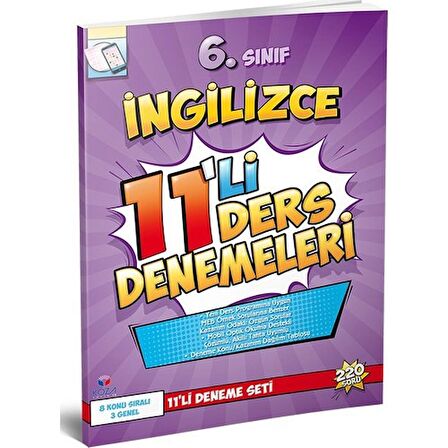 Koza Karaca 6.sınıf İngilizce 11'li Ders Denemeleri