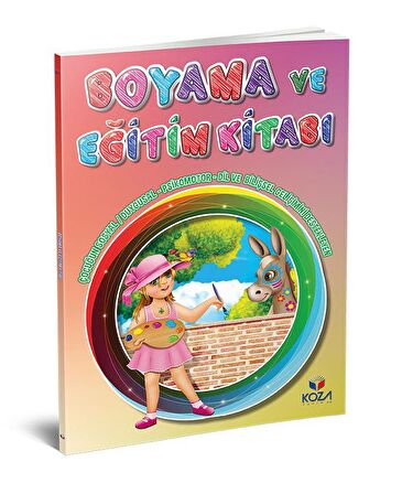 Koza Yayınları Boyama Ve Eğitim Kitabı 80 Sayfa