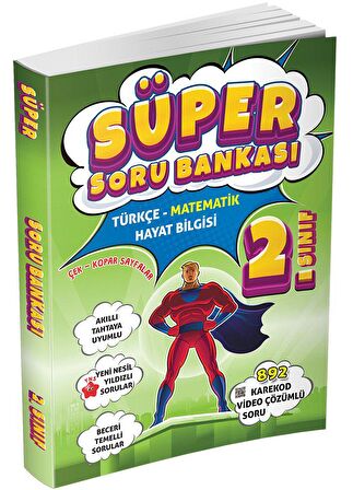 Koza Yayınları 2. Sınıf Tüm Dersler Süper Soru Bankası