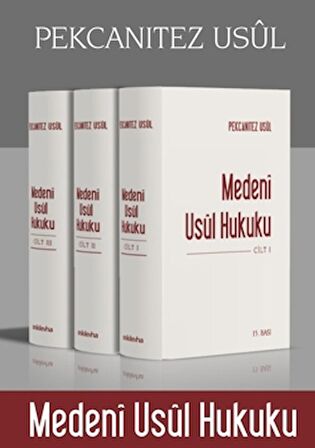 Medeni Usul Hukuku (3 Cilt Takım)