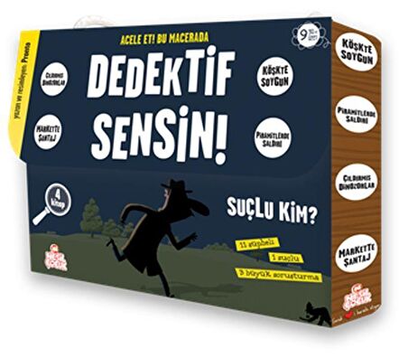 Dedektif Sensin (4 Kitap Takım)