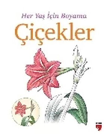 Her Yaş İçin Boyama - Çiçekler