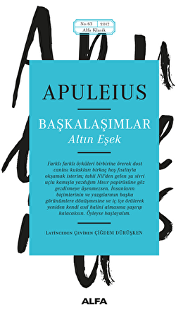 Başkalaşımlar - Altın Eşek