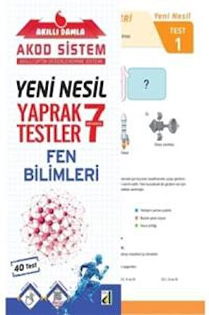 Akıllı Damla Fen Bilgisi Yeni Nesil Yaprak Testler - 7. Sınıf