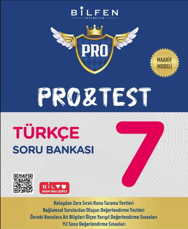 7.Sınıf Pro&Test Türkçe Soru Bankası Maarif Model 2027  YENİ