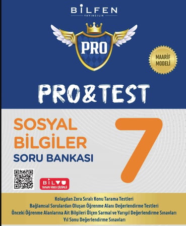 7.Sınıf Pro&Test Sosyal Bilimler Soru Bankası Maarif Model 2027 YENİ