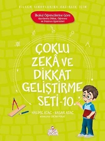 Çoklu Zeka ve Dikkat Geliştirme Seti (10 Kitap)