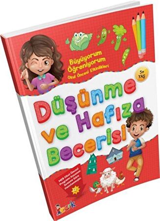 Büyüyorum Öğreniyorum Okul Öncesi Etkinlikleri  Düşünme ve Hafıza Becerisi