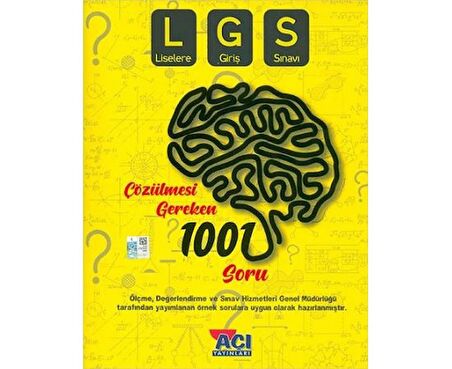 Açı 8.sınıf LGS Çözülmesi Gereken 1001 soru