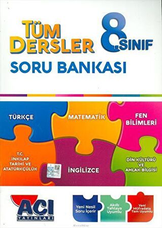 AÇI 8.SINIF TÜM DERSLER SORU BANKASI