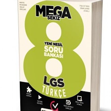 8. Sınıf LGS Mega Türkçe Soru Bankası Cevap Yayınları