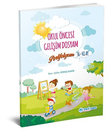 Mavi Yunus Okul Öncesi Gelişim Dosyam (portfolyom) (36-48 Ay İçin