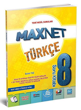 Karaca Eğitim Yayınları 8. Sınıf Türkçe Maxnet Soru Kitabı