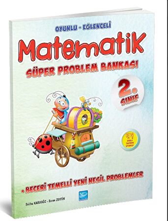 2. Sınıf Oyunlu-Eğlenceli Matematik Süper Problem Bankası