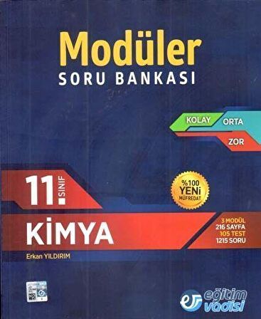Eğitim Vadisi 11.Sınıf Kimya Modüler Soru Bankası