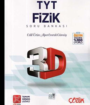 Çözüm TYT 3D Fizik Video Çözümlü Soru Bankası