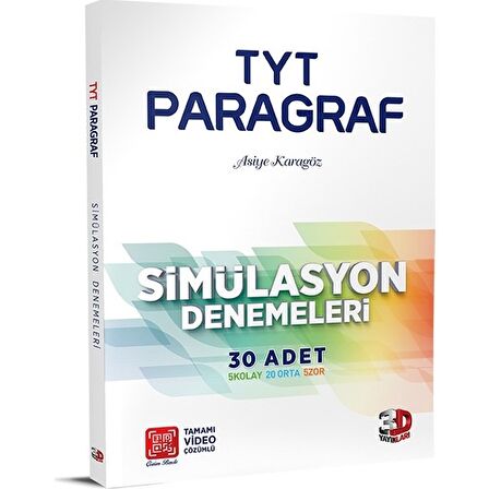 TYT Paragraf Simülasyon Denemeleri 3D Yayınları