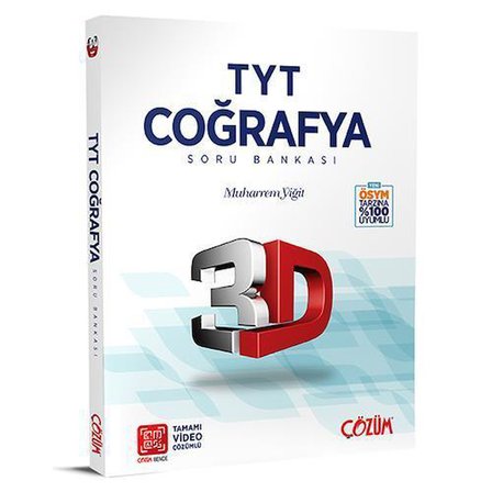 TYT 3D Coğrafya Tamamı Video Çözümlü Soru Bankası 3D Yayınları