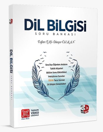 Dil Bilgisi Tamamı Video Çözümlü Soru Bankası 3D Yayınları