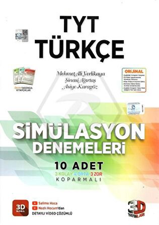 TYT Türkçe Simülasyon Denemeleri Detaylı Video Çözümlü