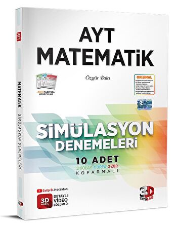 AYT 3D Simülasyon Matematik Denemeleri